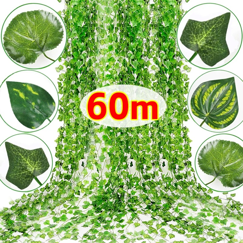 Preserved Moss Sheet - Feuilles de lierre vertes artificielles en