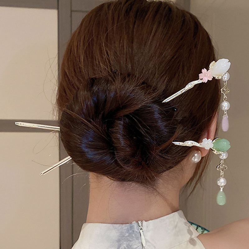 Supply Florist - Épingle à cheveux vintage avec fleur