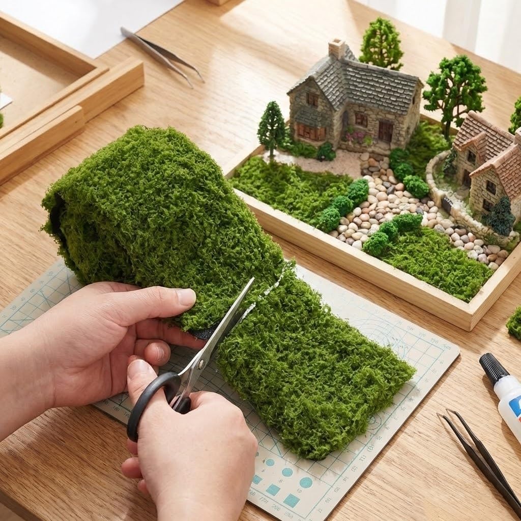 Preserved Moss Sheet - Chemin de table en mousse artificielle