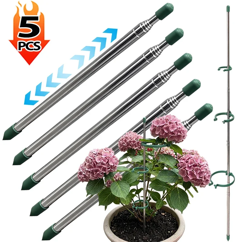 Florist Supp - 5/1 Pièces Anneaux de Soutien Rétractables
