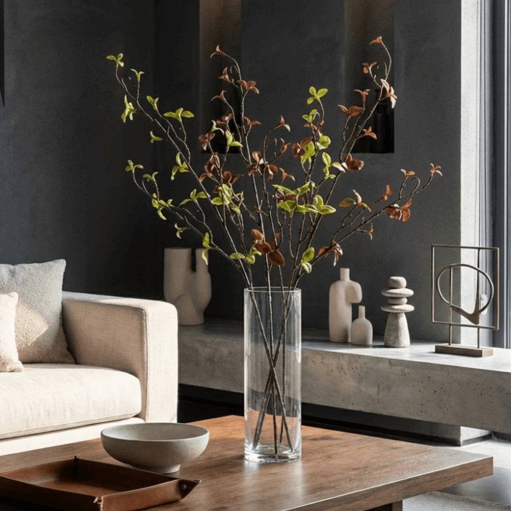 Branch Curly Willow - Végétation artificielle réaliste en plastique, type