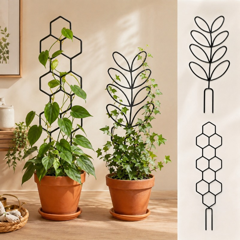 Florist Supp - Support de plante 2/4 pièces, treillis