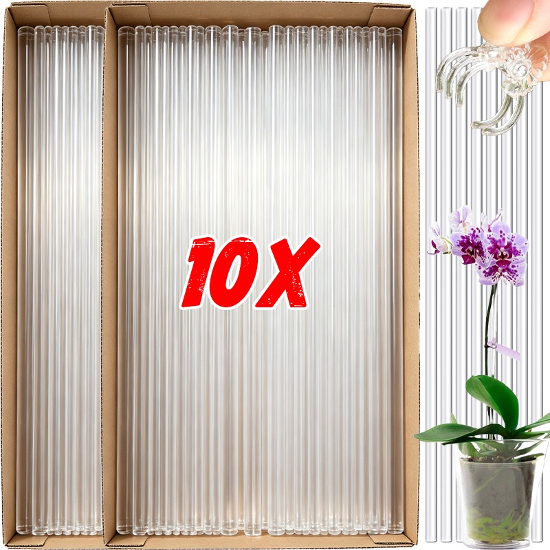 Florist Supp - Tuteurs transparents réutilisables en acrylique pour