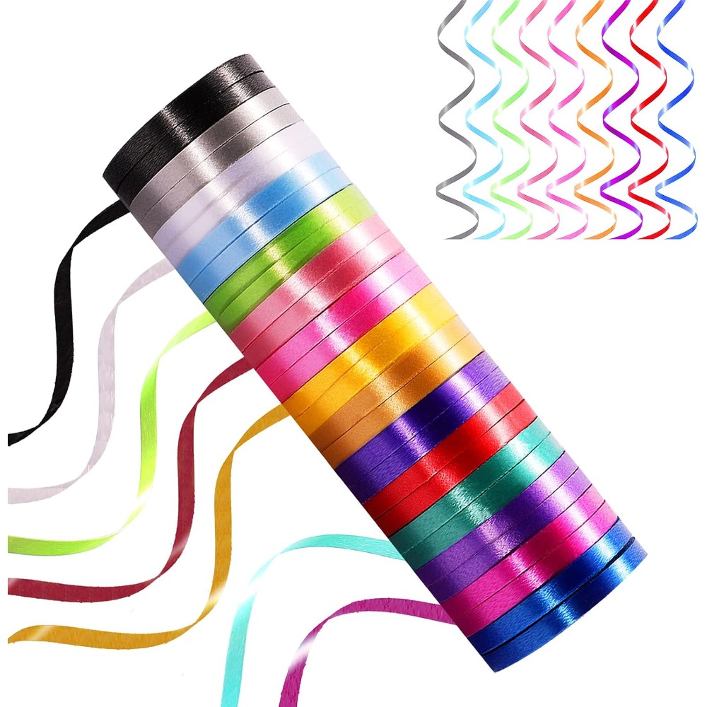 Florist Supply Ribbon - 30 rouleaux de ruban coloré pour