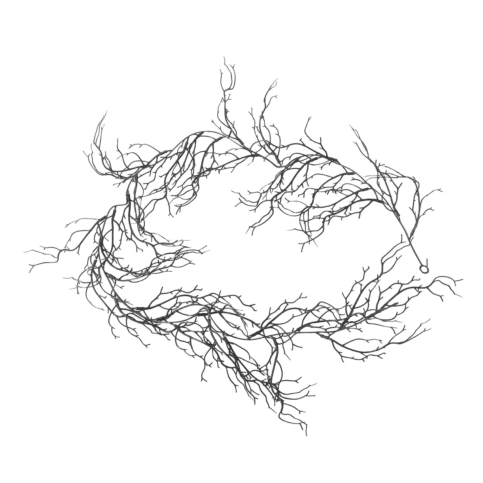 Branch Curly Willow - Guirlande de brindilles décoratives en plastique