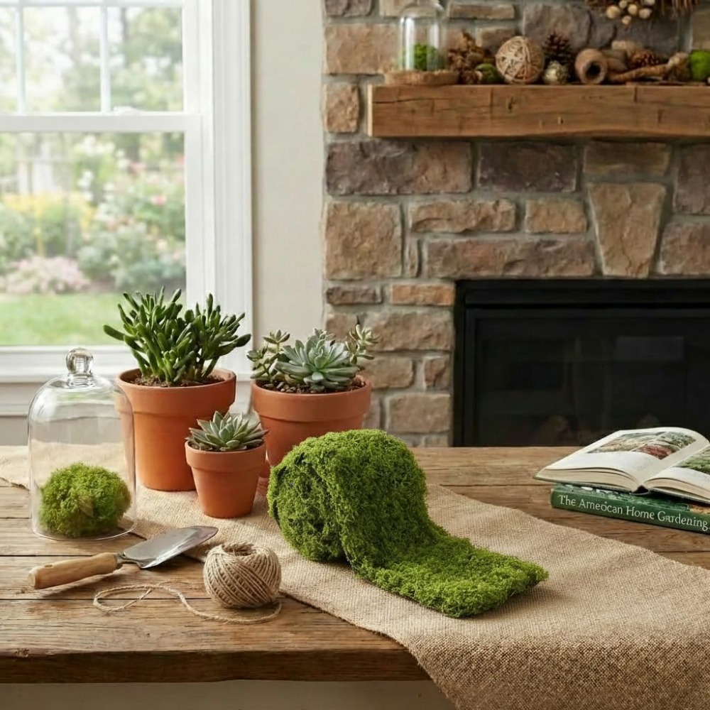 Tapis de mousse artificielle,  - Preserved Moss Sheet avis et prix
