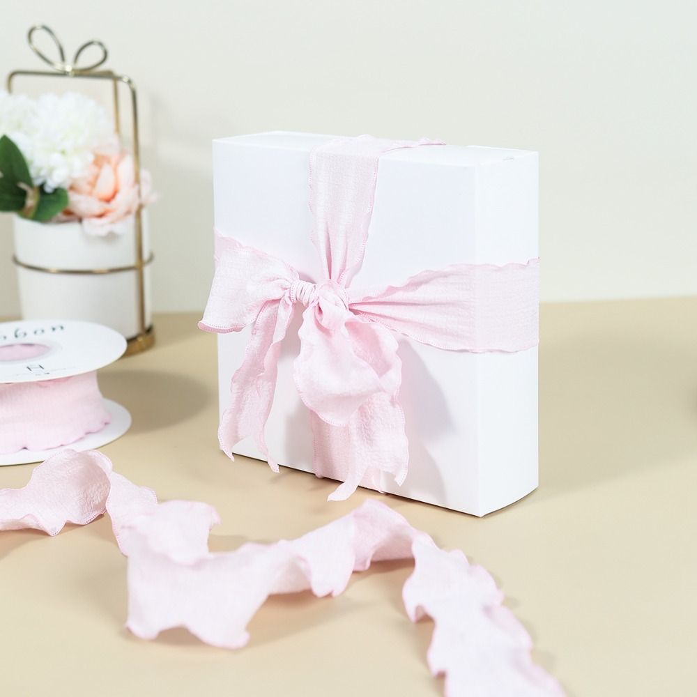 Ruban en coton froissé de lin  - Florist Supply Ribbon avis et prix