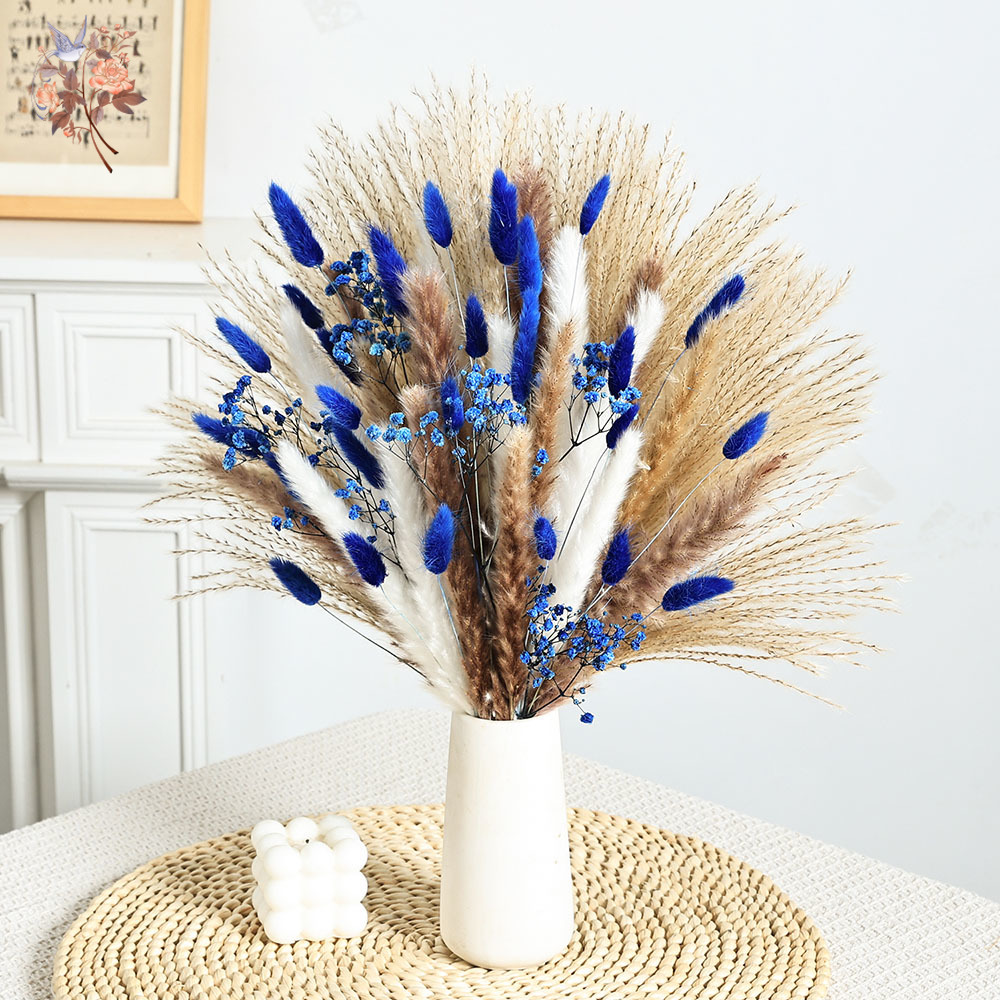 Queue de lapin moelleuse bleue - Florist Supp avis et prix