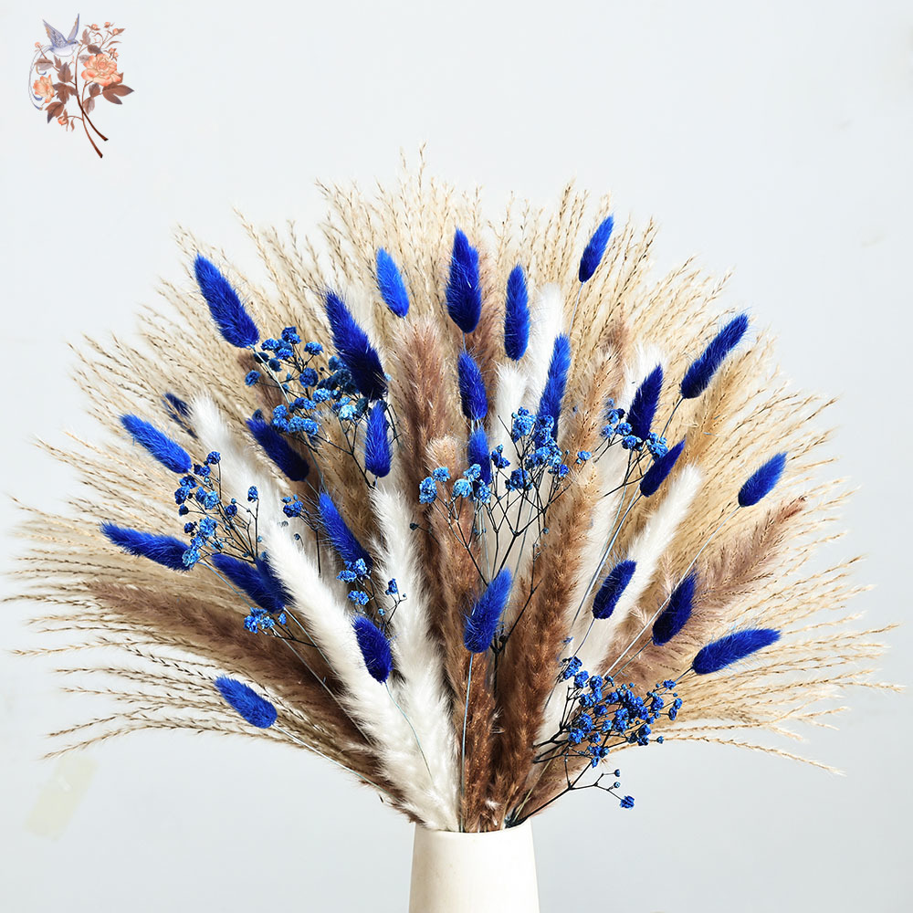 Queue de lapin moelleuse bleue - Florist Supp avis et prix