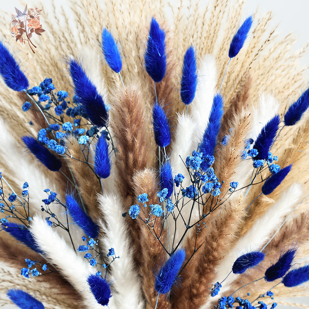 Queue de lapin moelleuse bleue - Florist Supp avis et prix