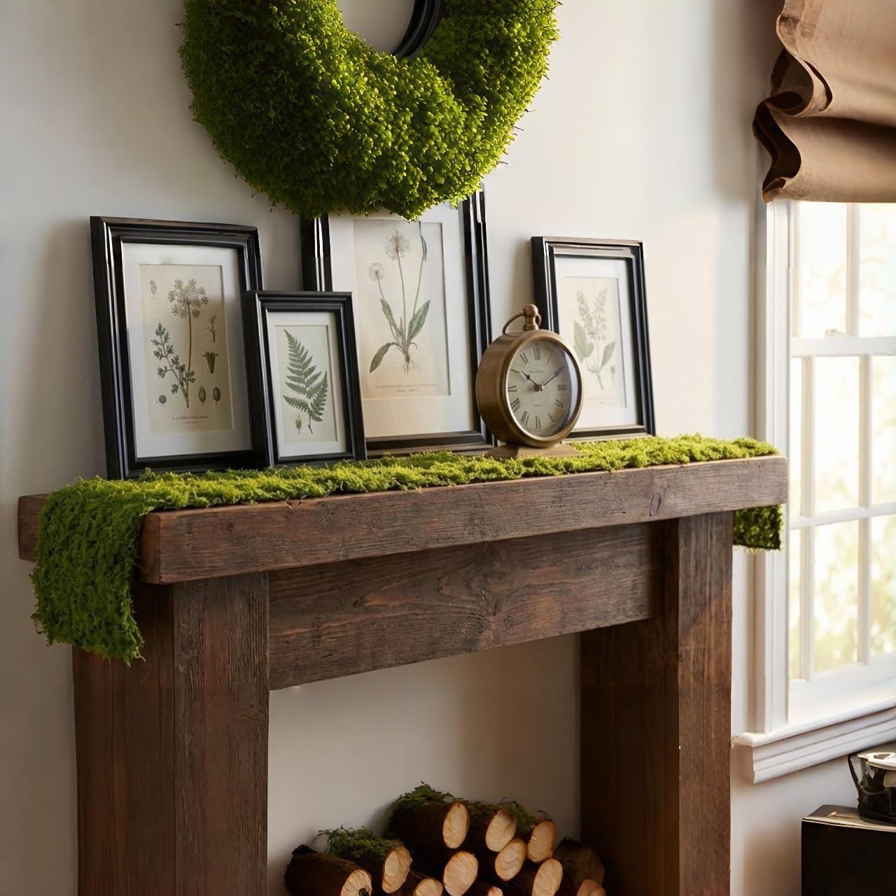 Chemin de table en mousse arti - Preserved Moss Sheet avis et prix