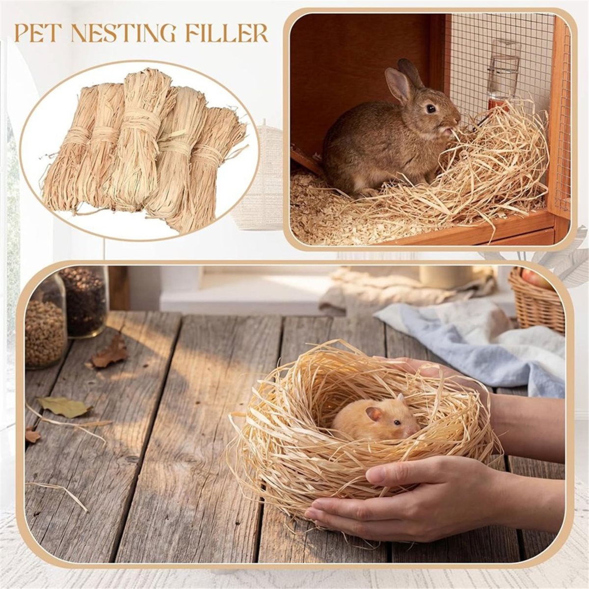 Paille naturelle A725K pour bo - Natural Florist Supply avis et prix