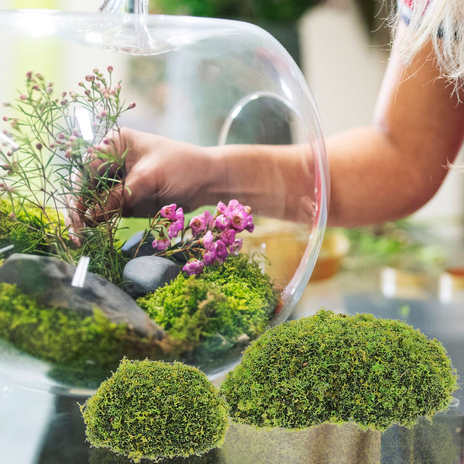 Roches de mousse artificielles - Preserved Moss Sheet avis et prix
