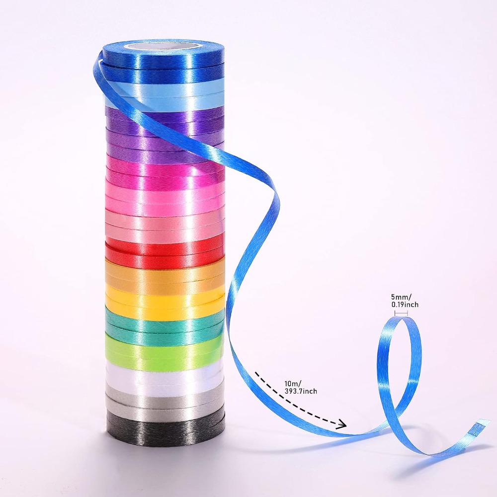 30 rouleaux de ruban coloré po - Florist Supply Ribbon avis et prix