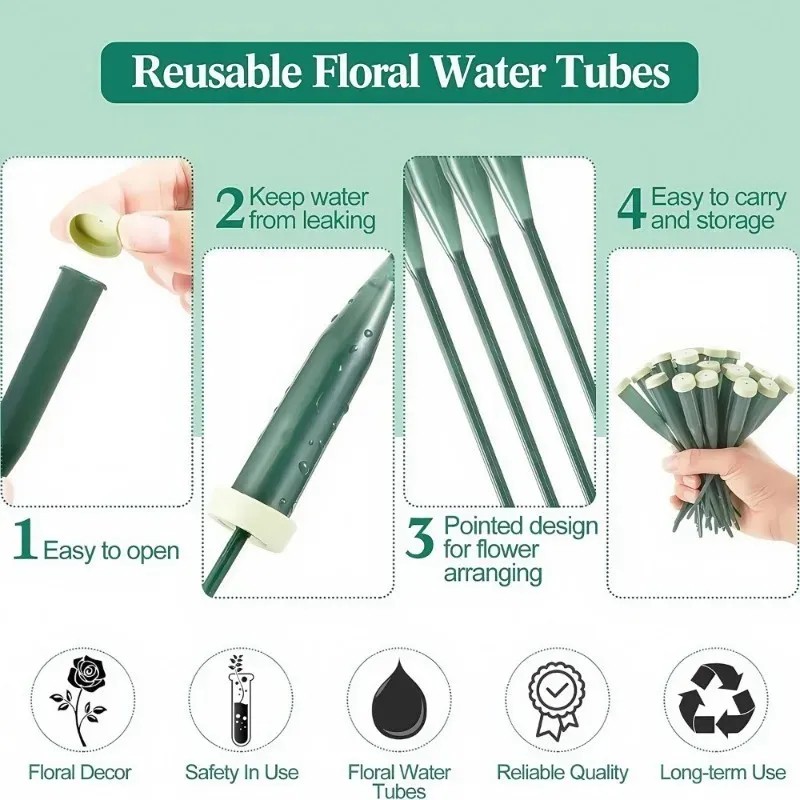 Tubes à eau floraux de qualité - Quality Florist Supply avis et prix