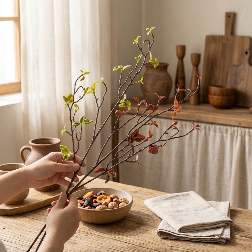 Branche artificielle en saule  - Branch Curly Willow avis et prix